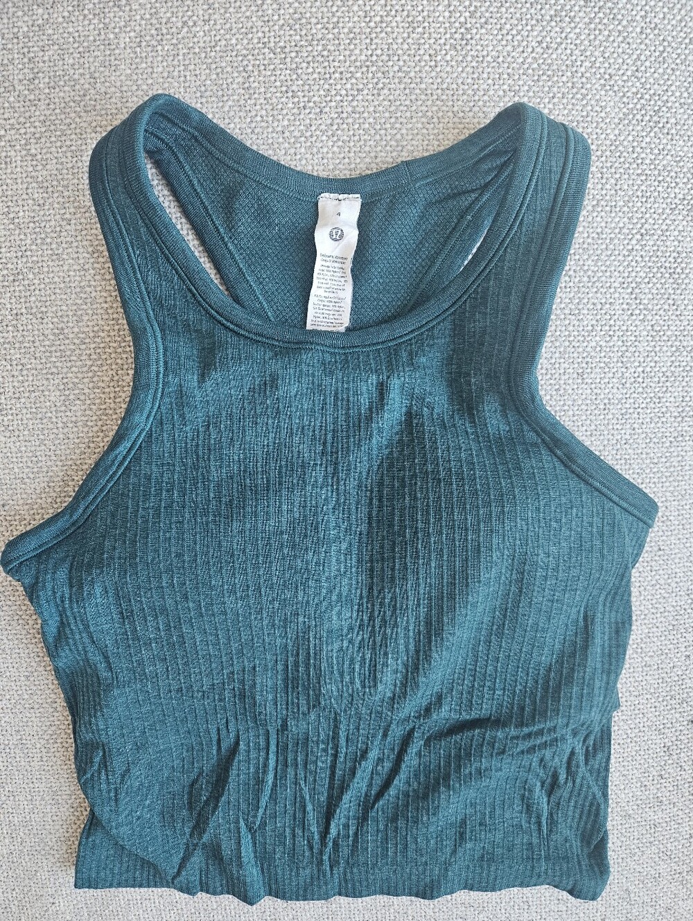 Ebb To Street Cropped Tank Size 4